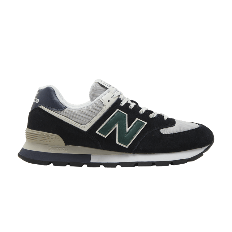 New Balance 574 Rugged Black Green