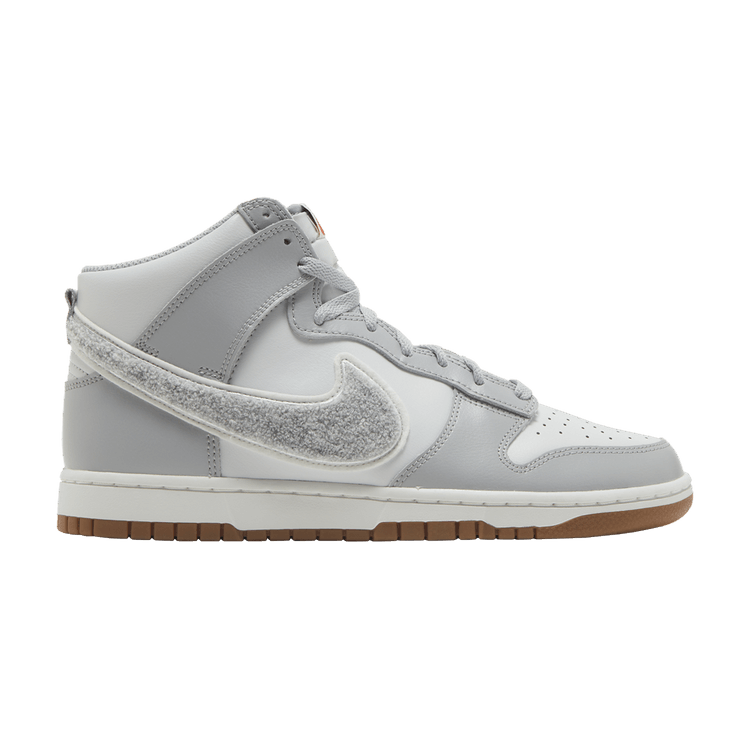 Nike Dunk High University Chenille Swoosh Light Smoke Grey