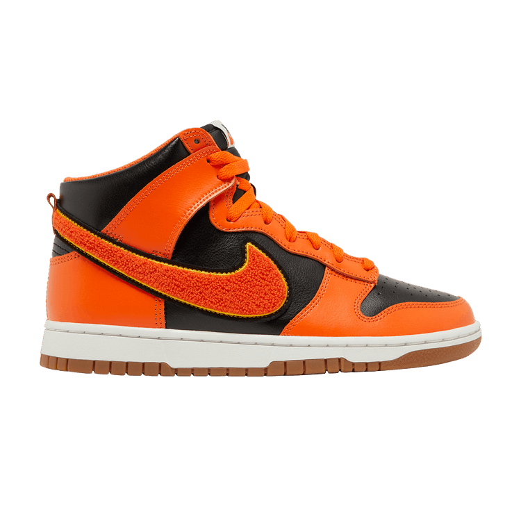 Nike Dunk High Retro Chenille Swoosh Safety Orange