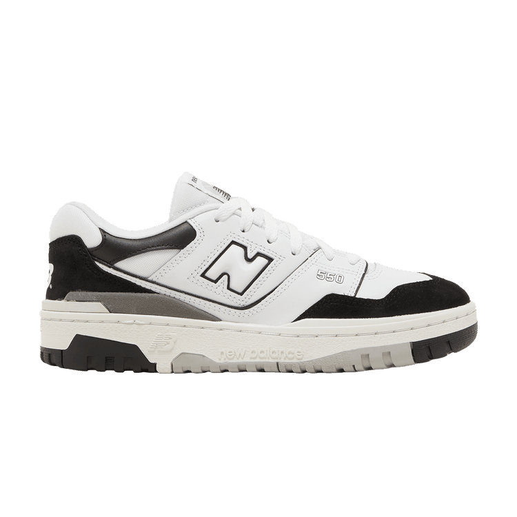 New Balance 550 White Black Rain Cloud (GS) - Side Kicks