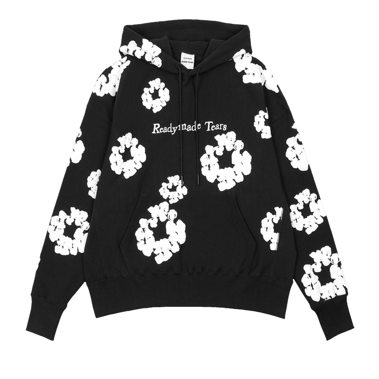 READYMADE x Denim Tears Cotton Wreath Hoodie 'Black/White'