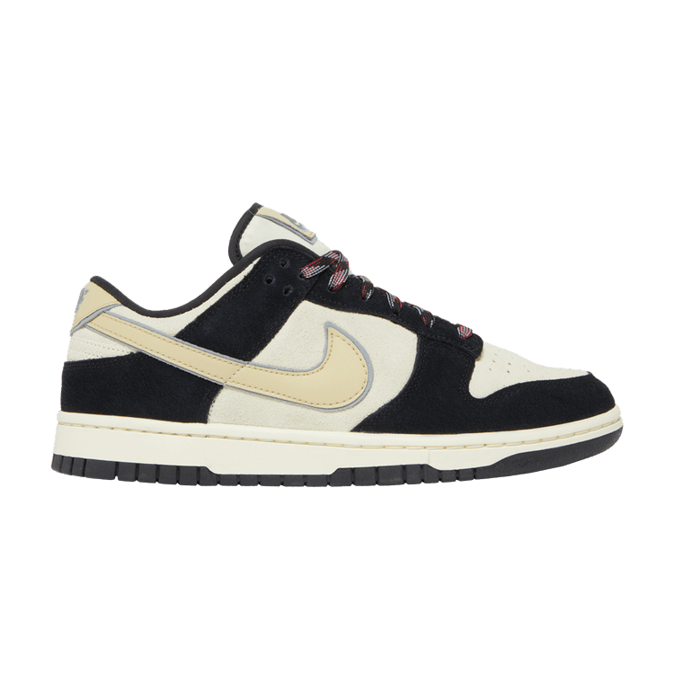 Nike Dunk Low LX Black Suede Team Gold (Women's)