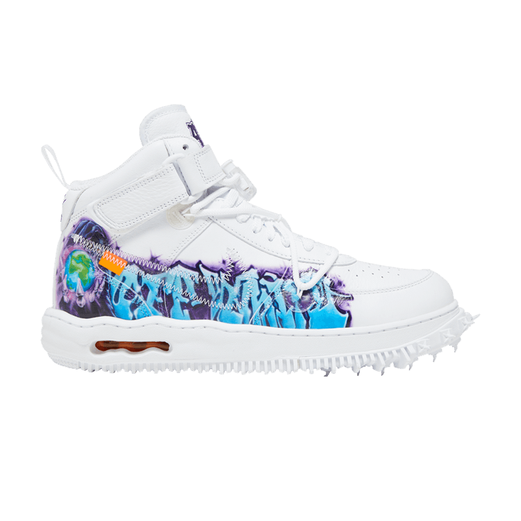 Nike Air Force 1 Mid Off-White Graffiti White