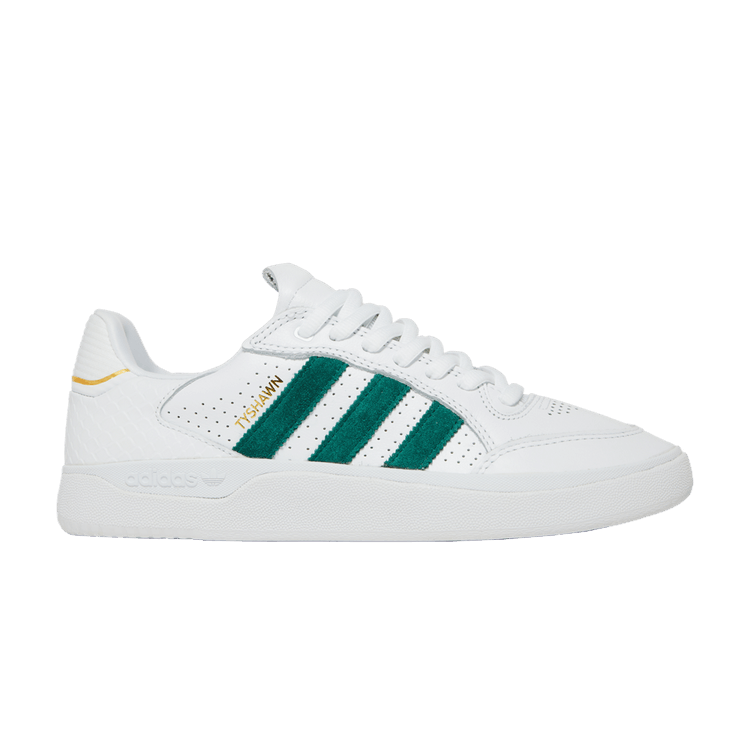 adidas Tyshawn Low Cloud White Collegiate Green