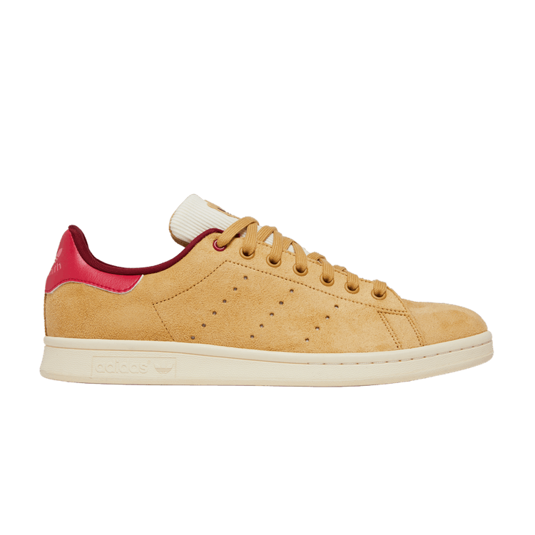 adidas Stan Smith Golden Beige College Burgundy
