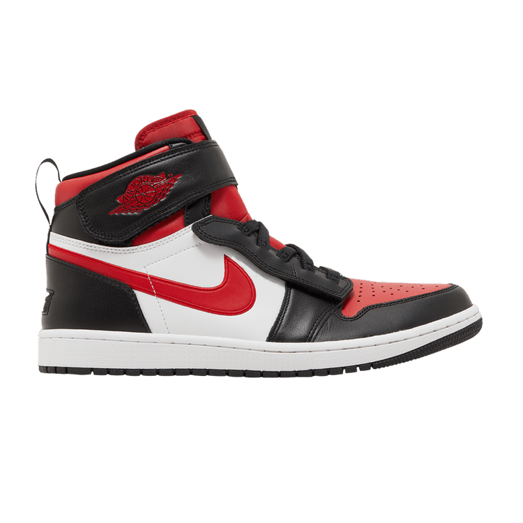 Jordan 1 High FlyEase Black White Fire Red