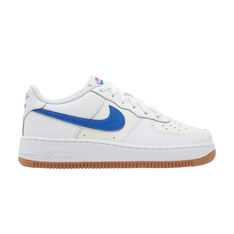 Nike Air Force 1 Low White Game Royal (GS) - Side Kicks