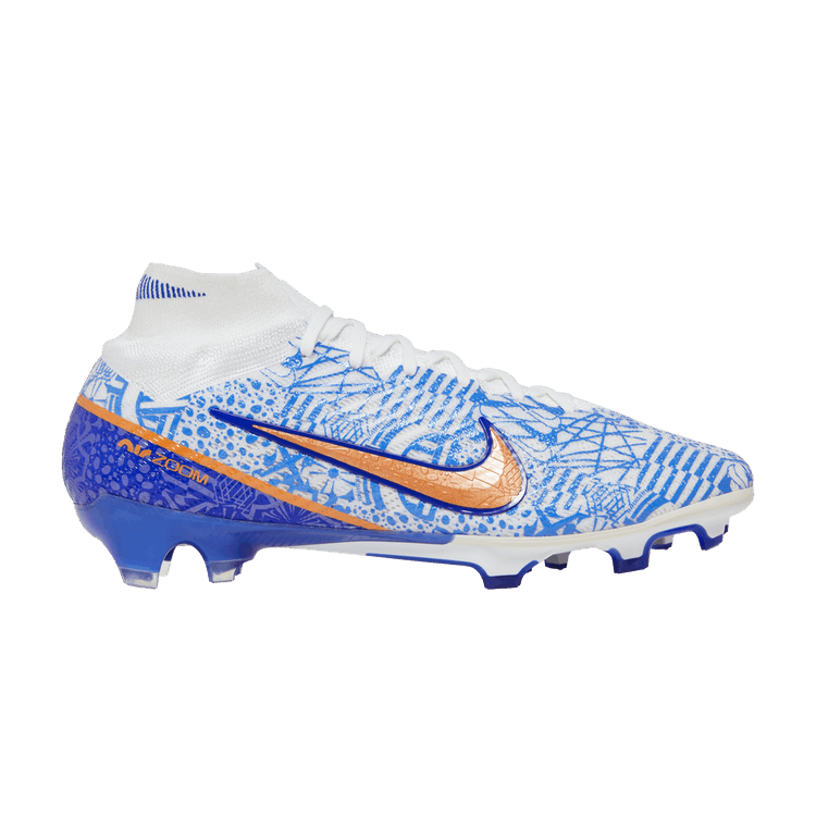 Nike Zoom Mercurial Superfly 9 Elite CR7 FG Azulejo
