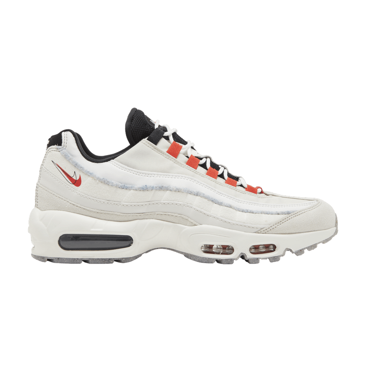 Nike Air Max 95 Light Bone Habanero Red