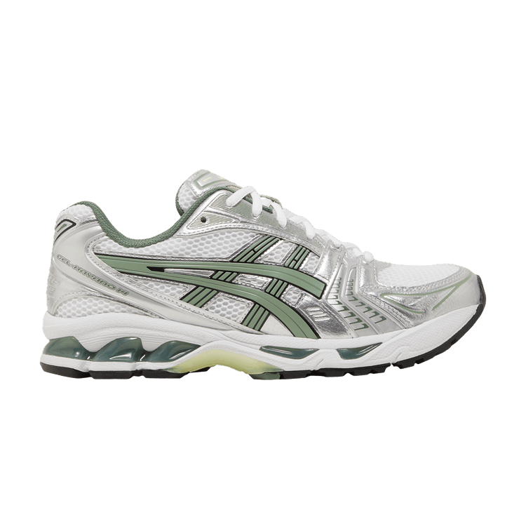 ASICS Gel-Kayano 14 White Pure Silver Slate Grey Sage