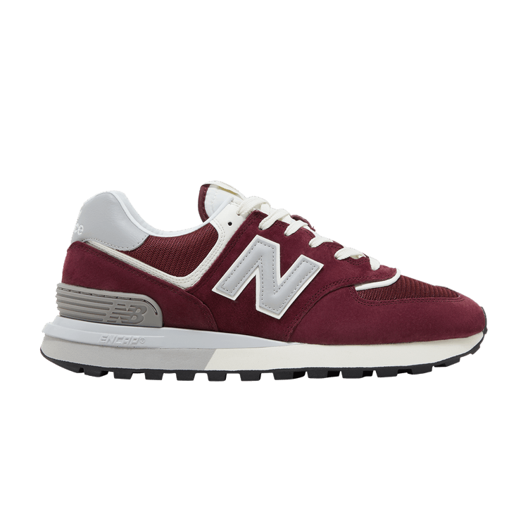 New Balance 574 Burgundy Silver