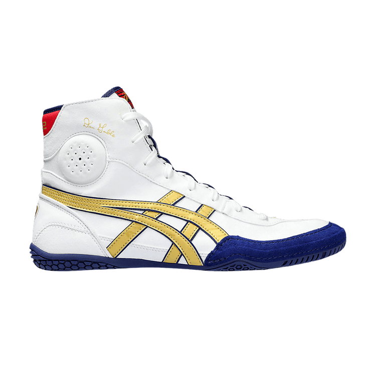 ASICS Dan Gable Evo 3 White Rich Gold