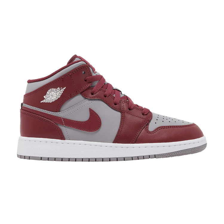 Jordan 1 Mid Cherrywood Red (GS) - Side Kicks