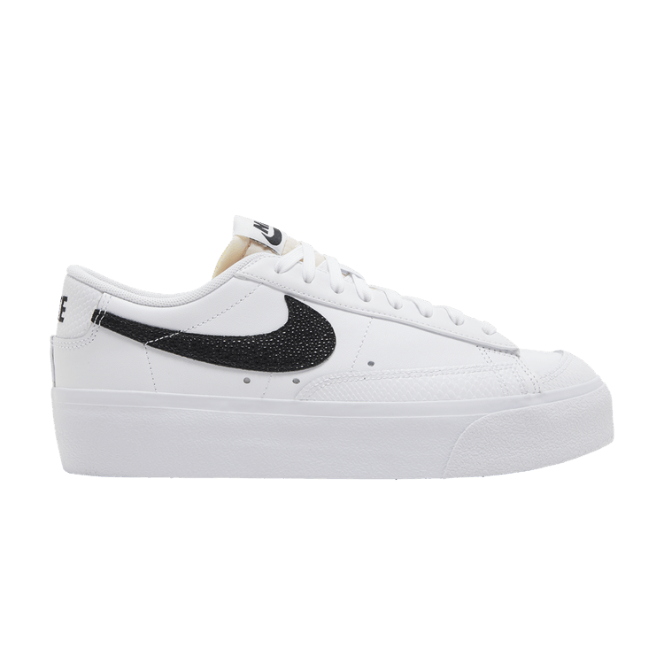 Nike Blazer Low Platform White Black Stingray (Women's)