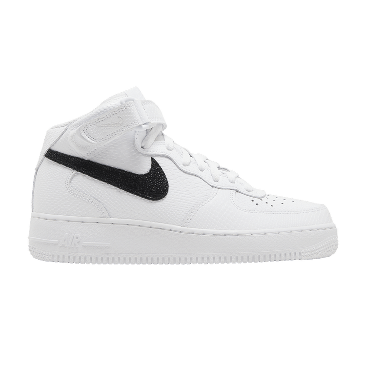 Nike Air Force 1 Mid '07 Snakeskin White Black (Women's)