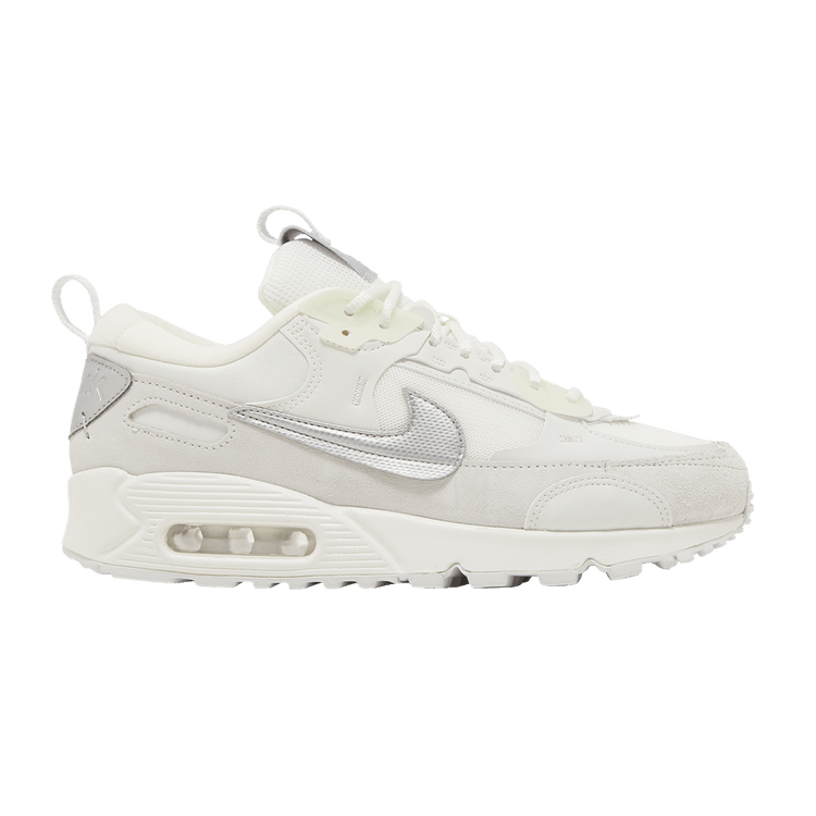 Nike Air Max 90 Futura Summit White Metallic Silver (Women's)