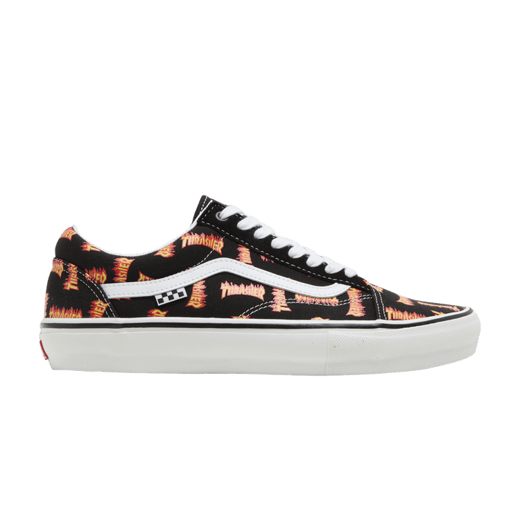 Vans Old Skool Thrasher All Over Flame Logo