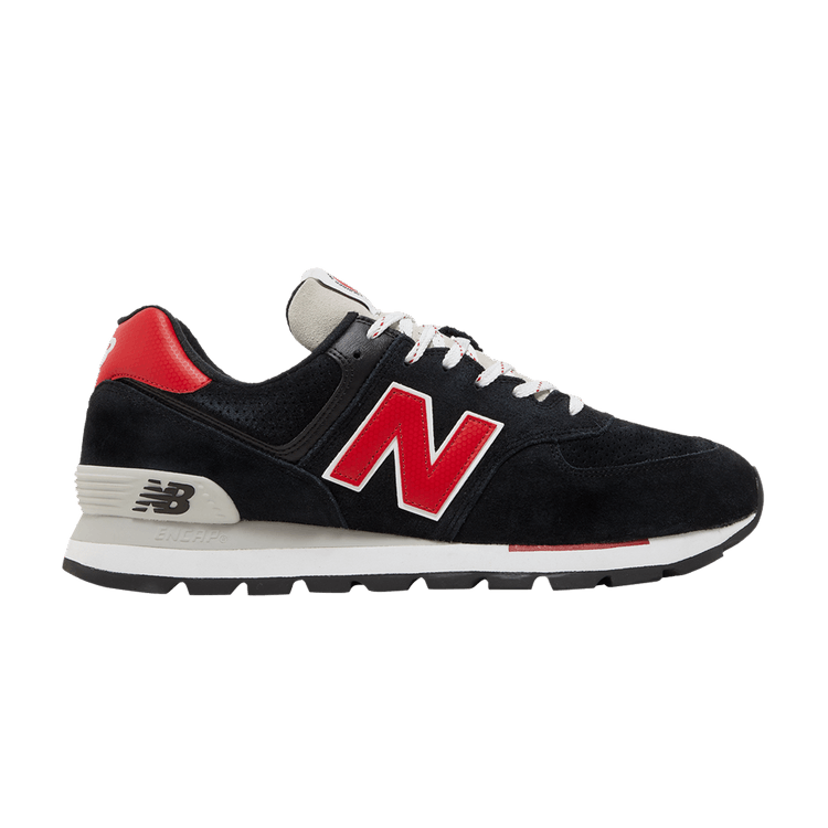 New Balance 574 Rugged Black Red