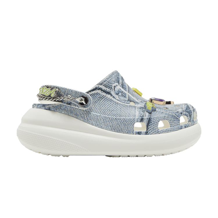 Crocs Mega Crush Clog SZA Denim