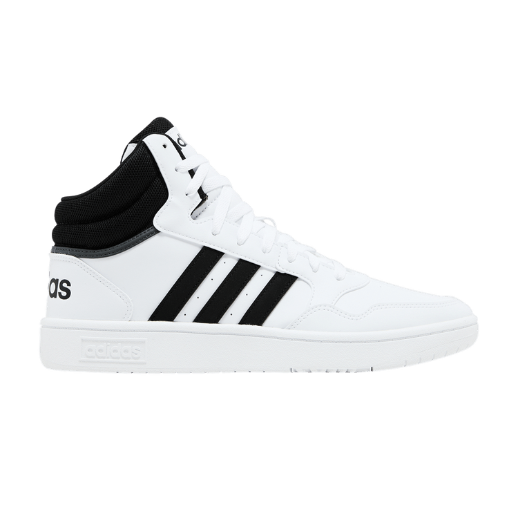 adidas Hoops 3.0 Mid Classic Vintage Core Black Cloud White