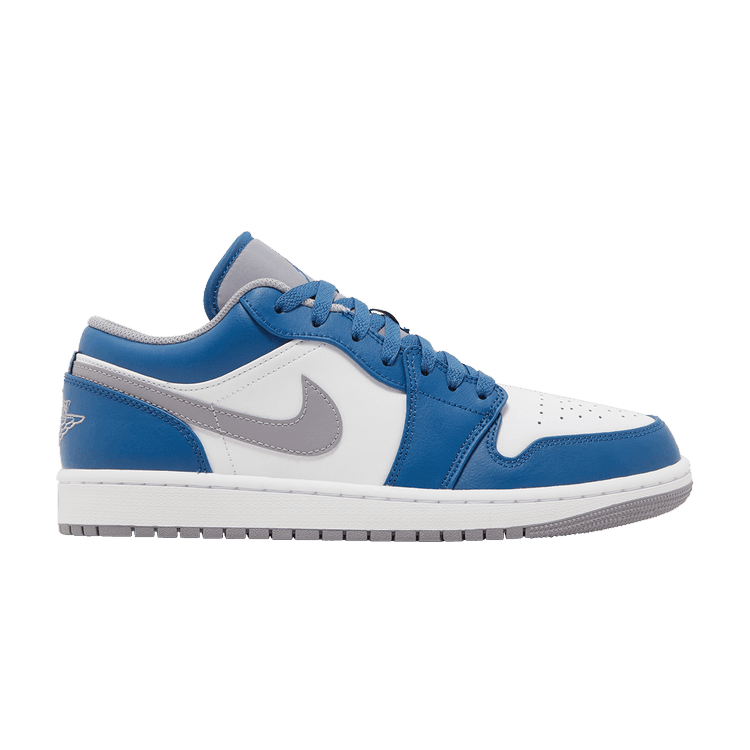 Jordan 1 Low True Blue - Side Kicks