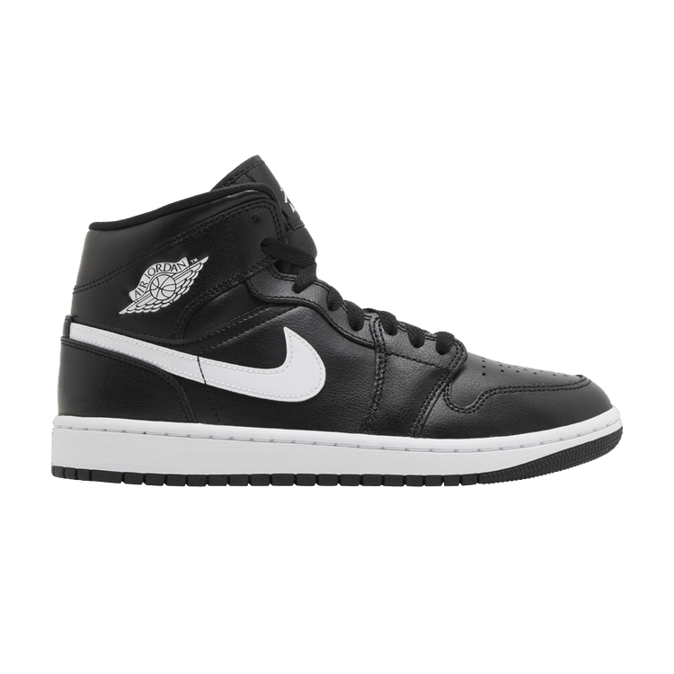 Jordan 1 Mid Black White (Women's)