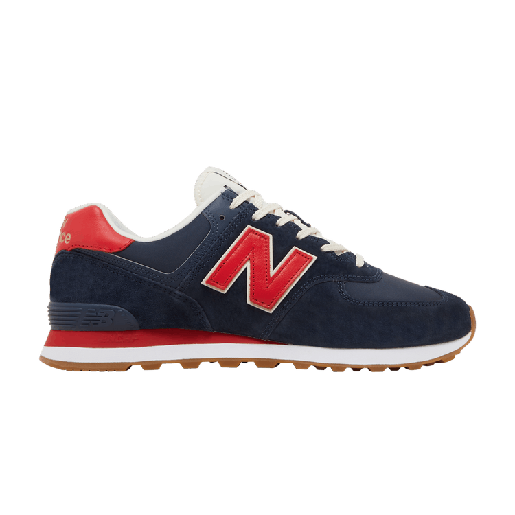 New Balance 574 Navy Red