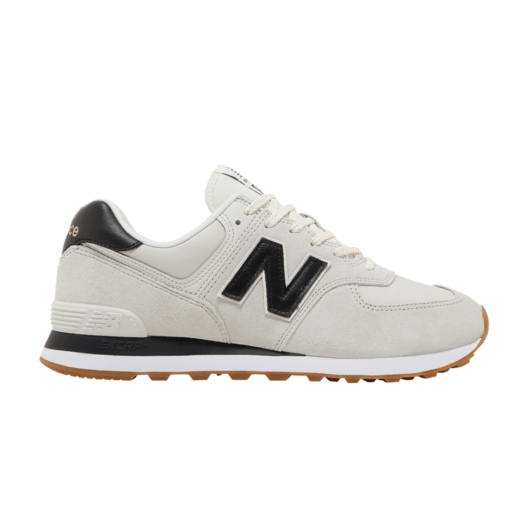 New Balance 574 Sea Salt Black