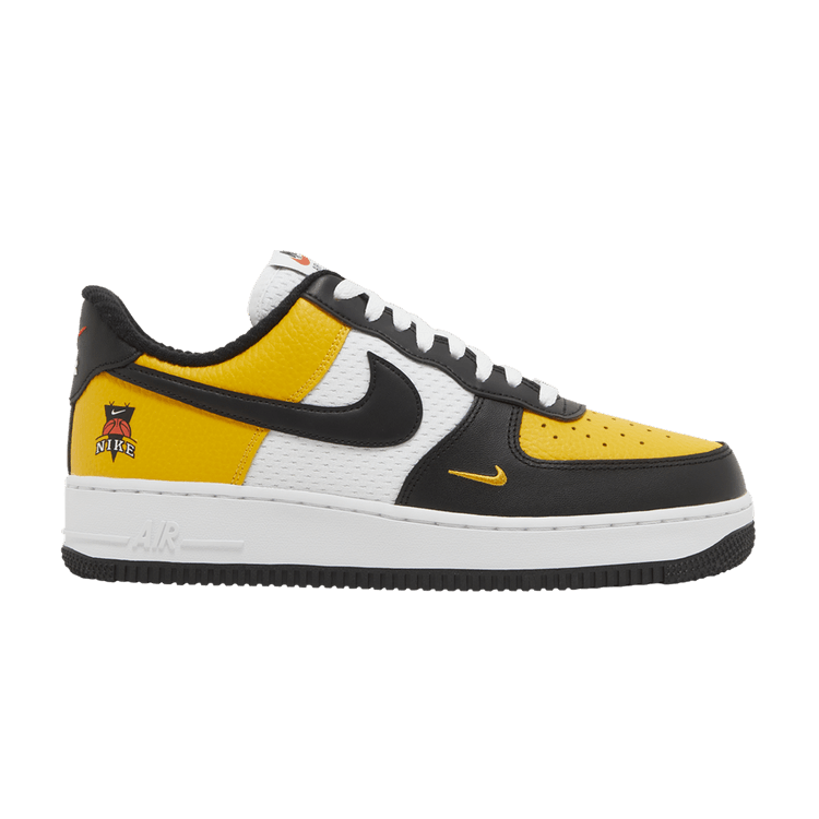 Nike Air Force 1 Low '07 LV8 Black Gold Jersey Mesh