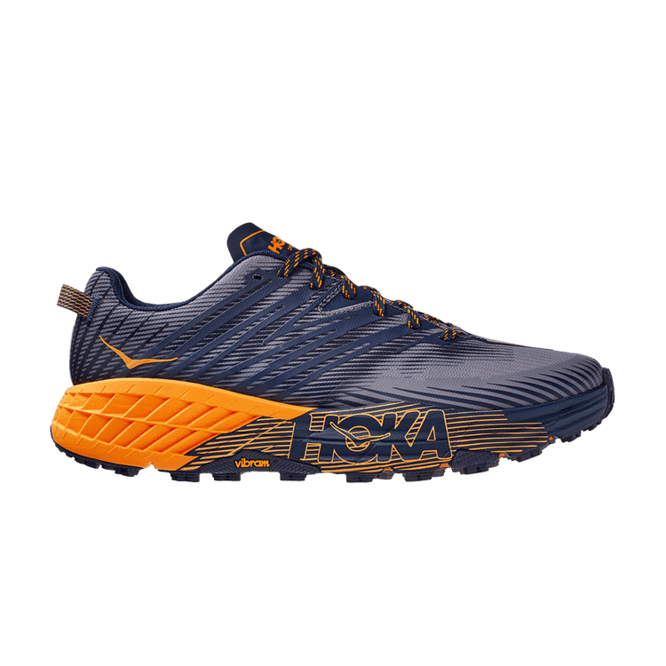 Hoka One One Speedgoat 4 Black Iris Marigold