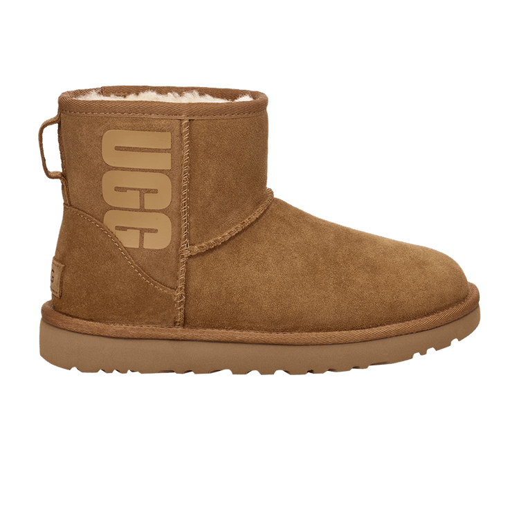 UGG Classic Mini Rubber Logo Boot Chestnut (Women's)