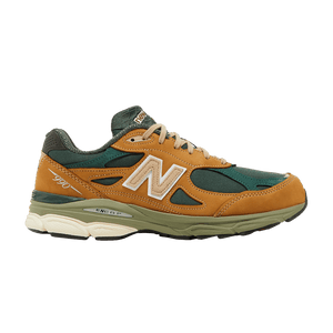 New Balance 990v3 MiUSA Tan Green