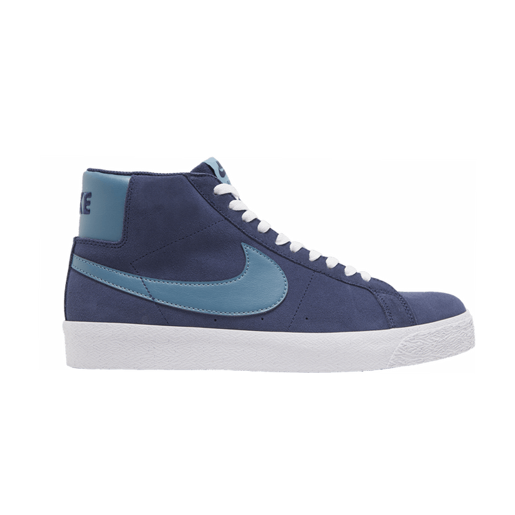 Nike SB Zoom Blazer Mid Midnight Navy Noise Aqua