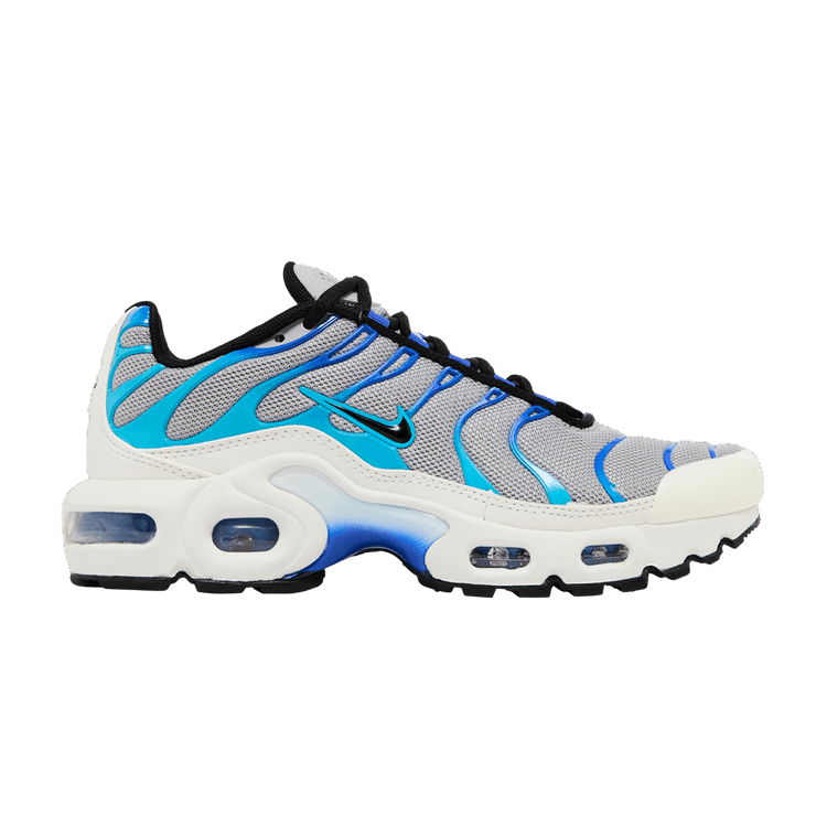 Nike Air Max Plus Light Smoke Grey Blue Lightning Racer Blue Black (GS)