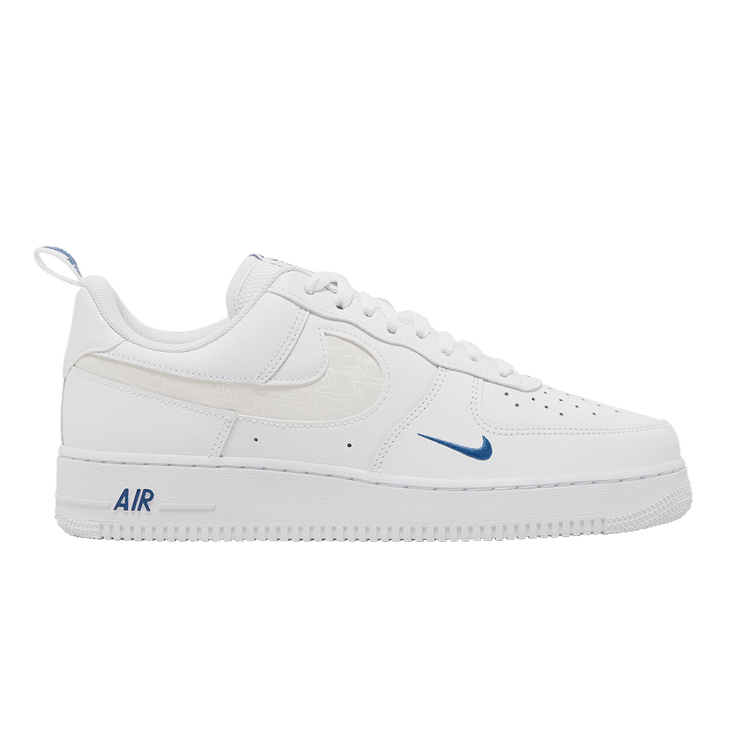 Nike Air Force 1 Low Reflective Swoosh White Blue