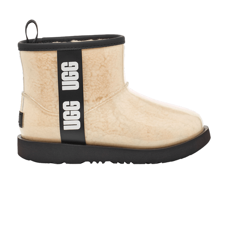 UGG Classic Clear Mini II Boot Natural Black (Kids)