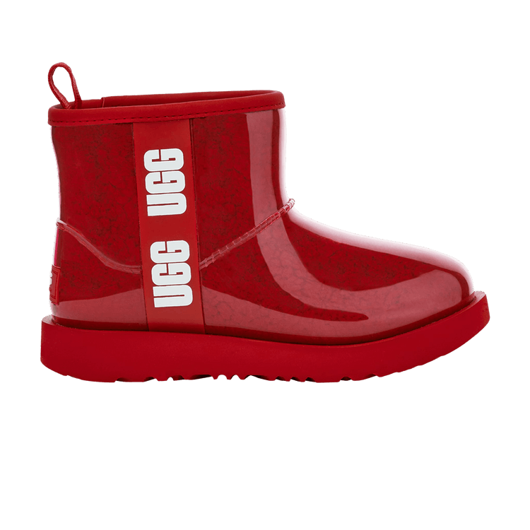 UGG Classic Clear Mini II Boot Samba Red (Kids)