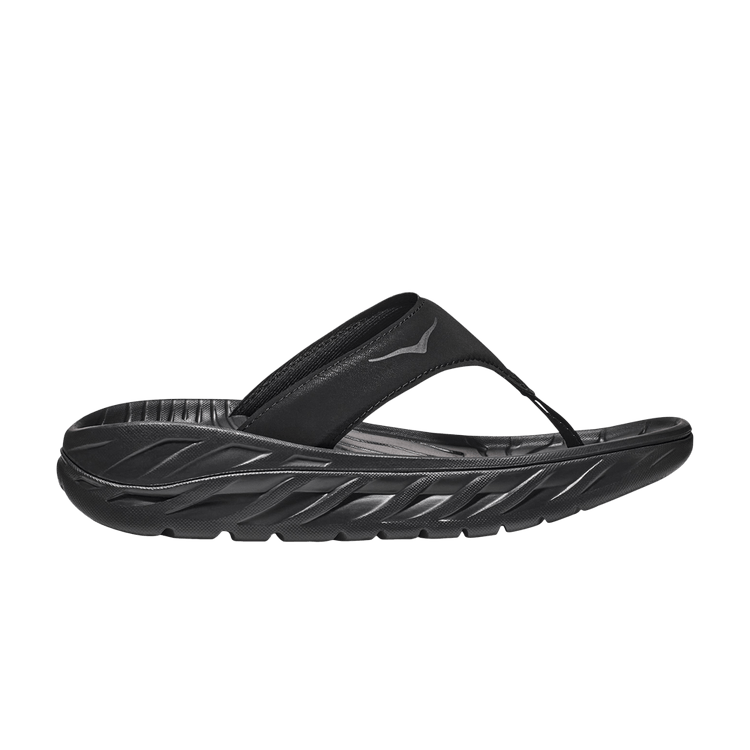 Hoka One One Ora Recovery Flip Black Dark Gull Grey (Women's)