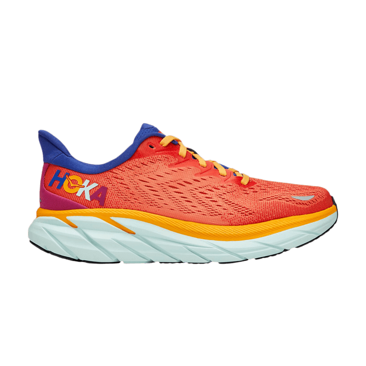 Hoka One One Clifton 8 Fiesta Orange Purple (Women's)