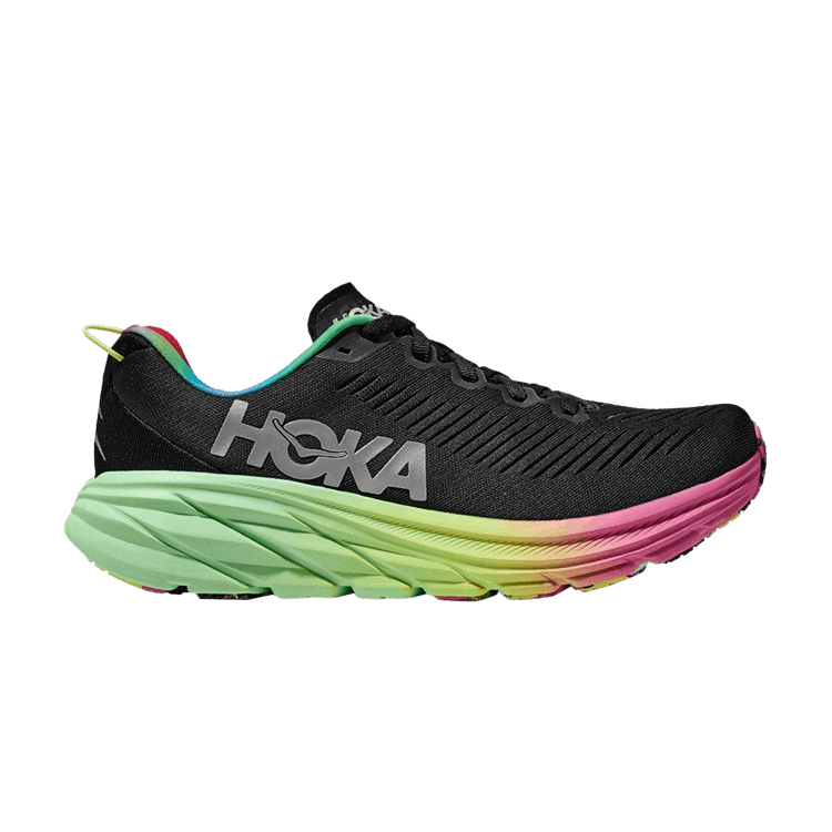 Hoka One One Rincon 3 Black Silver Multi-Color (Women's)