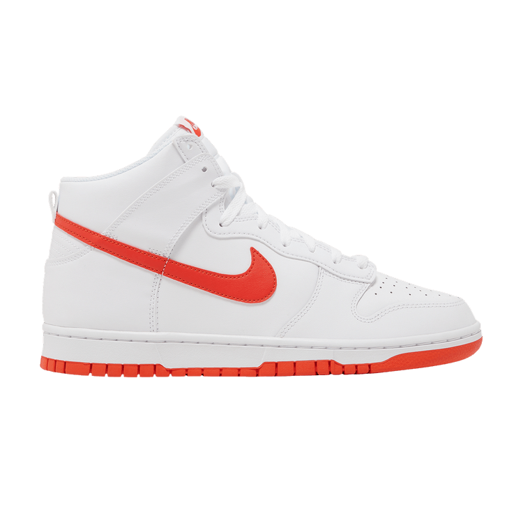 Nike Dunk High White Picante Red