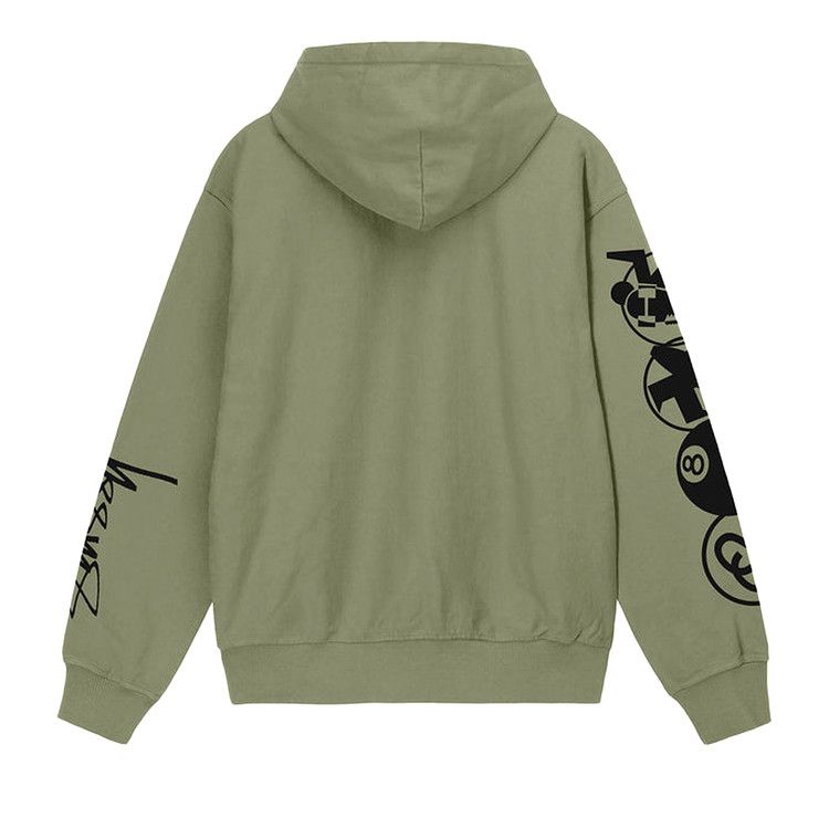 Stussy Stacked Pigment Dyed Hoodie Artichoke