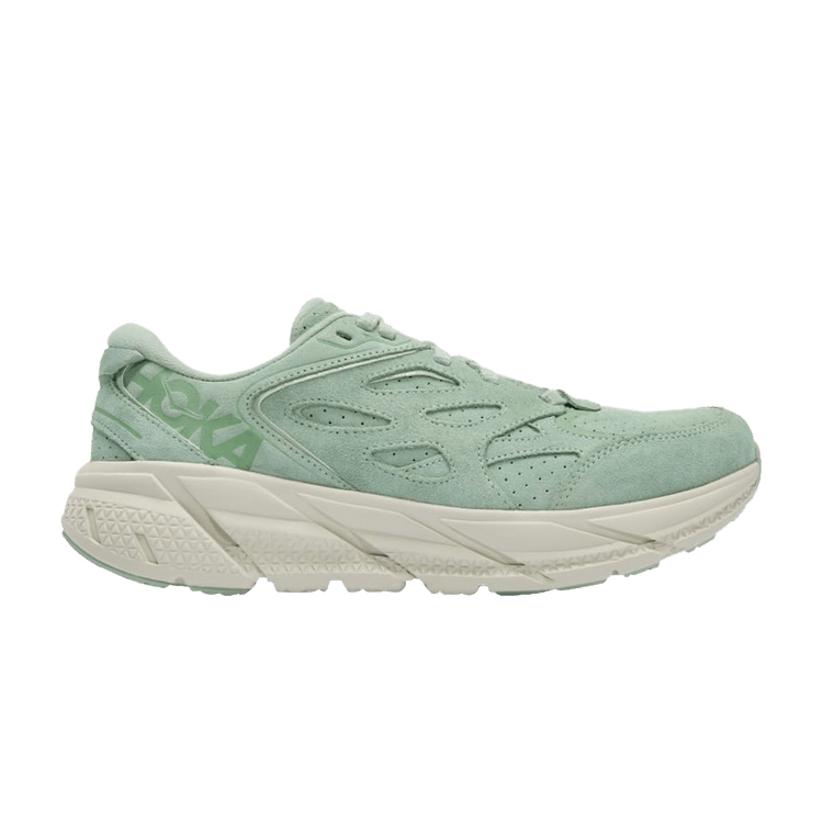 Hoka One One Clifton L Suede Smoke Green (All Gender)