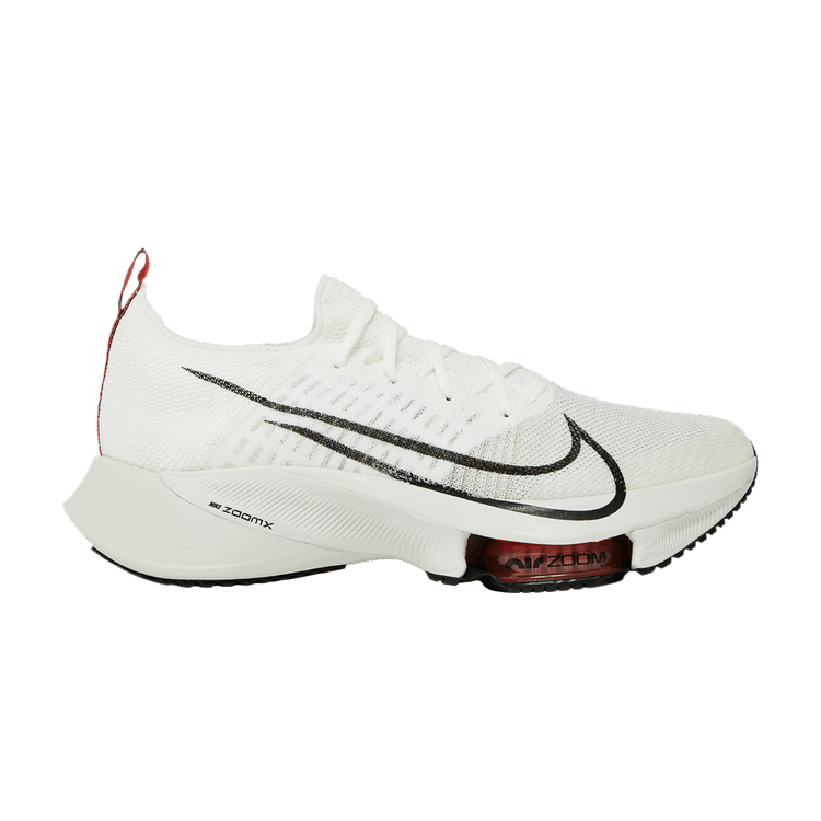 Nike Air Zoom Tempo NEXT% Flyknit White Light Crimson Platinum Tint Black