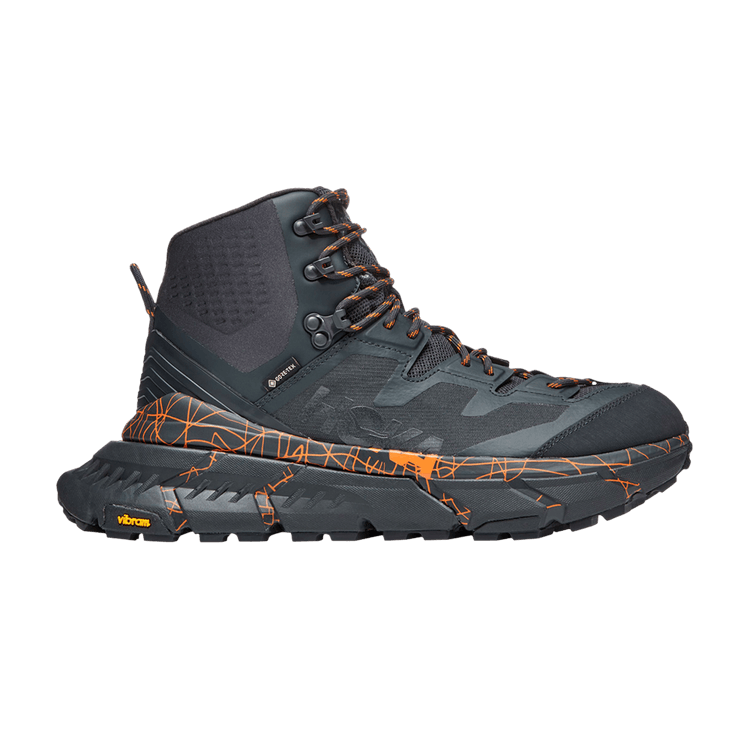 Hoka One One Tennine Hike Gore-Tex Blue Graphite Persimmon Orange