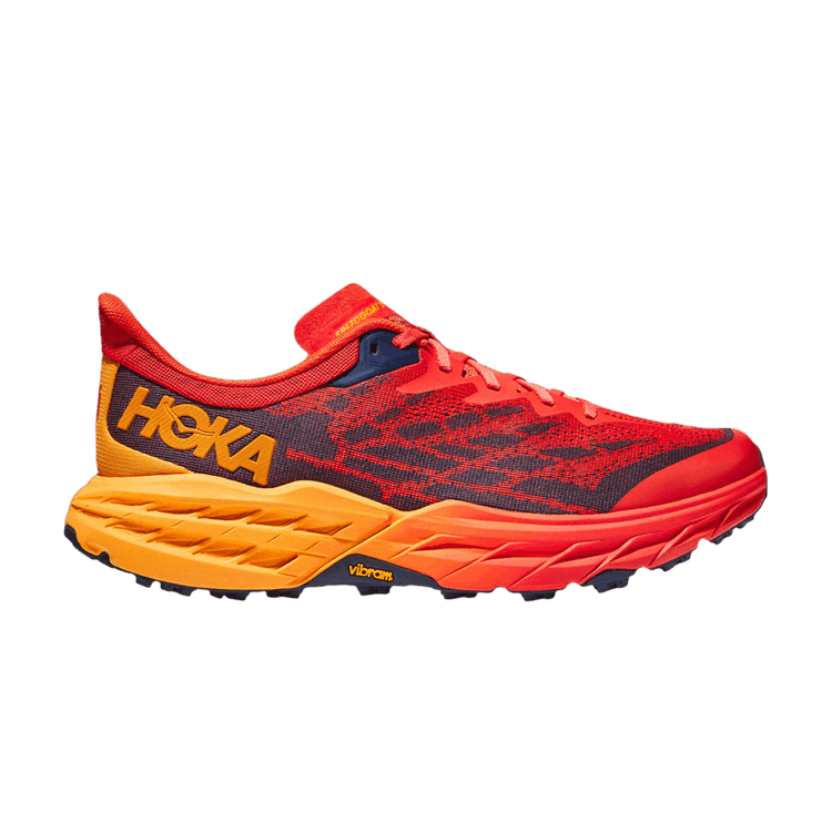 Hoka One One Speedgoat 5 Fiesta Red Radiant Yellow