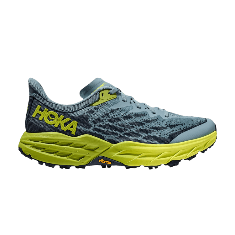 Hoka One One Speedgoat 5 Stone Blue Dark Citron