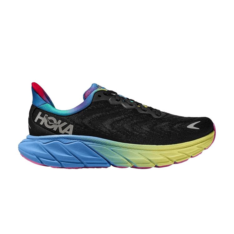 Hoka One One Arahi 6 Black Silver Multi-Color