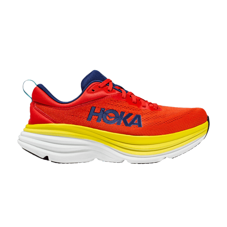 Hoka One One Bondi 8 Red Alert Flame