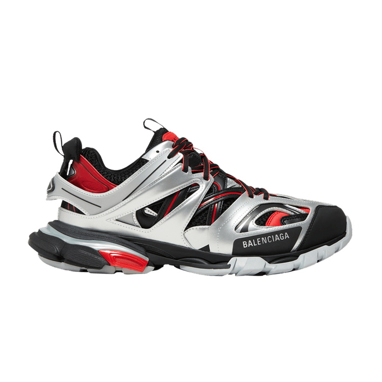 Balenciaga Track Black Red White Silver